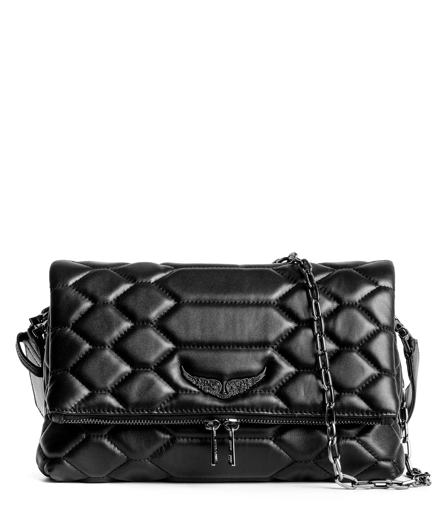 ZADIG & VOLTAIRE Sac Rocky XL Mat Cuir Noir 3 ZADIG & VOLTAIRE Sac Rocky XL Mat Cuir Noir