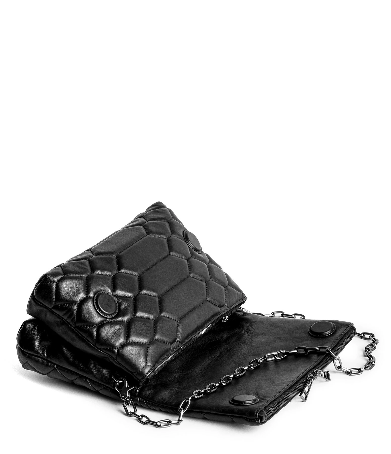 ZADIG & VOLTAIRE Sac Rocky XL Mat Cuir Noir 5 ZADIG & VOLTAIRE Sac Rocky XL Mat Cuir Noir – Image 3