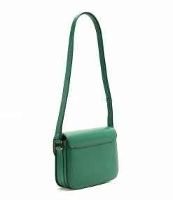 Alternative view of A.P.C. Sac Grace Mini Cuir Lisse Vert