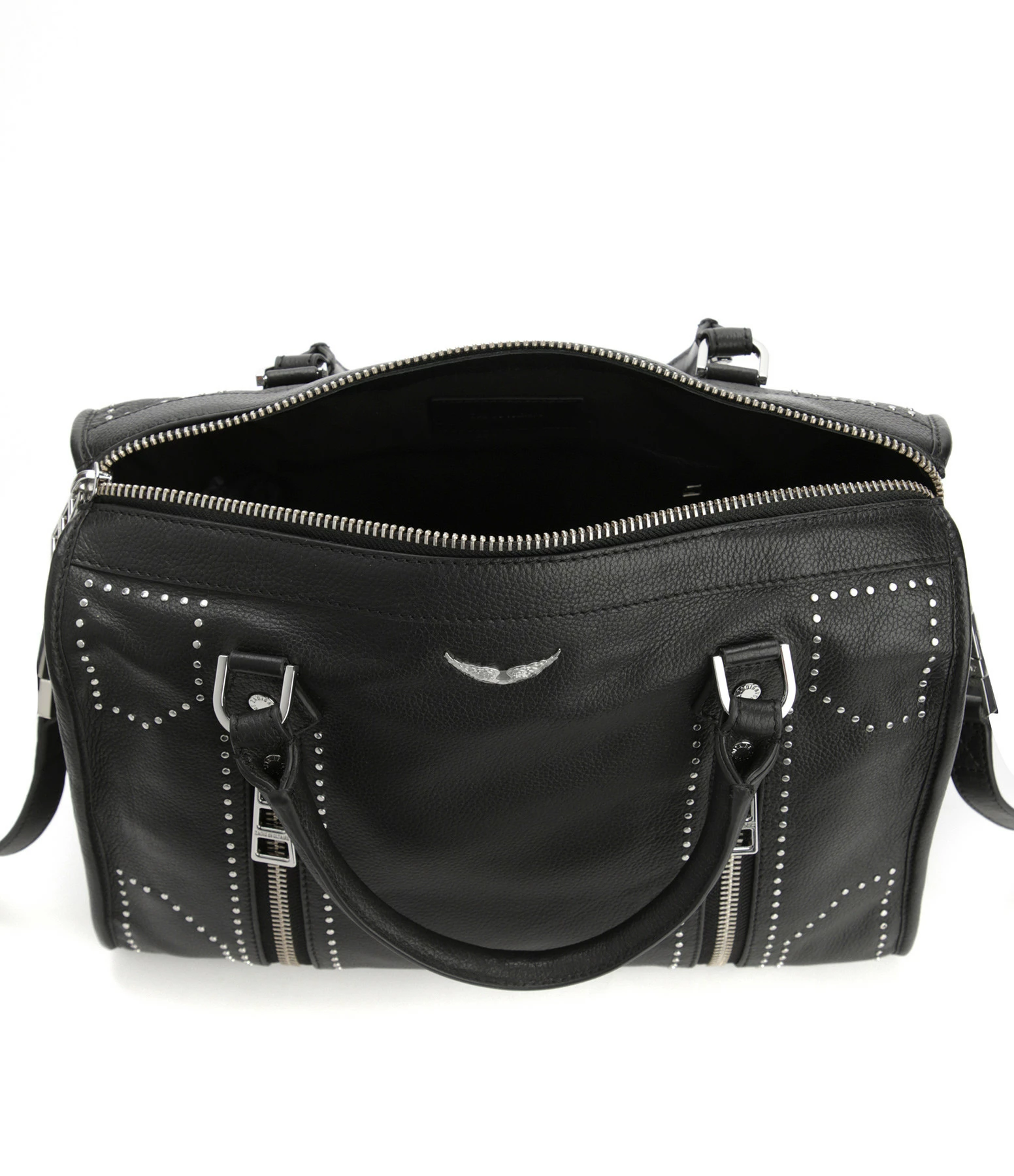 ZADIG & VOLTAIRE Sac Sunny Medium Cuir Grainé Noir 5 ZADIG & VOLTAIRE Sac Sunny Medium Cuir Grainé Noir – Image 3