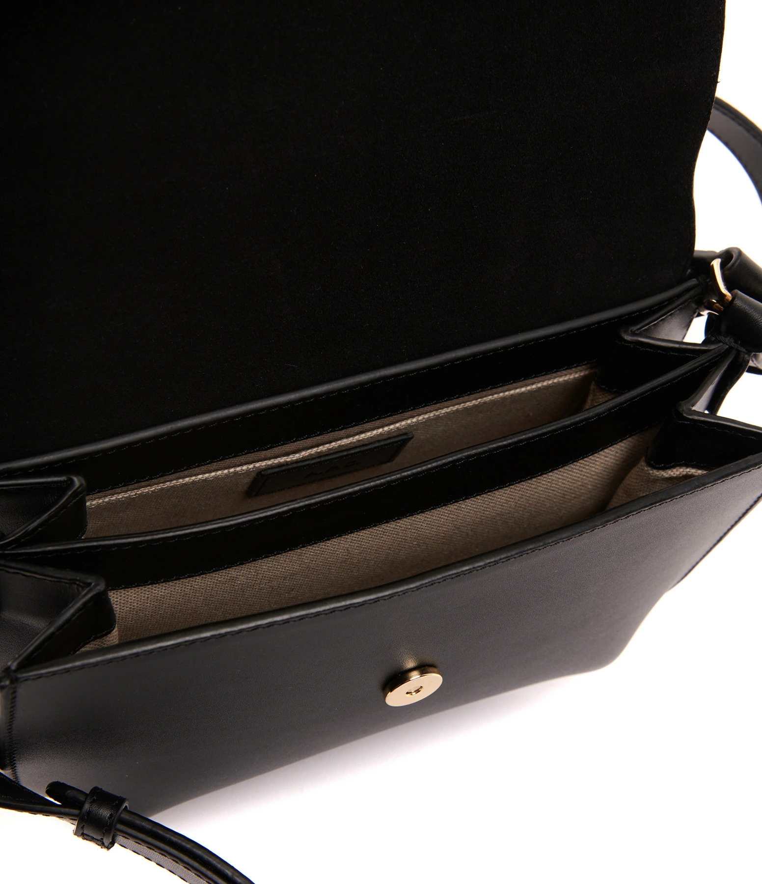 A.P.C. Sac Sarah Épaule Sangle Mini Cuir Noir 5 A.P.C. Sac Sarah Épaule Sangle Mini Cuir Noir – Image 3