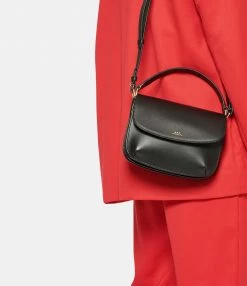 A.P.C. Sac Sarah Épaule Sangle Mini Cuir Noir 12 A.P.C. Sac Sarah Épaule Sangle Mini Cuir Noir -jerome dreyfuss shop unnamed file 937