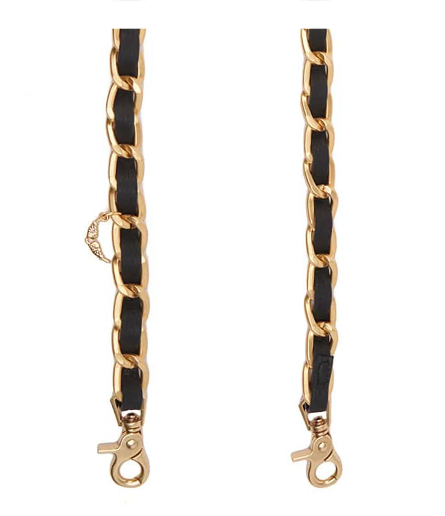 ZADIG & VOLTAIRE Bandoulière Chaîne Cuir Grainé Noir Doré 3 ZADIG & VOLTAIRE Bandoulière Chaîne Cuir Grainé Noir Doré