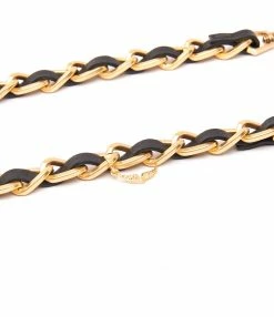 ZADIG & VOLTAIRE Bandoulière Chaîne Cuir Grainé Noir Doré 9 ZADIG & VOLTAIRE Bandoulière Chaîne Cuir Grainé Noir Doré -jerome dreyfuss shop unnamed file 941
