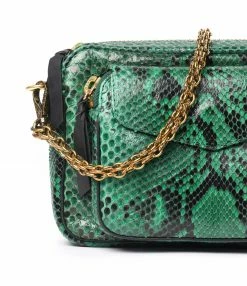 CLARIS VIROT Sac Charly Python Menthe 11 CLARIS VIROT Sac Charly Python Menthe -jerome dreyfuss shop unnamed file 958