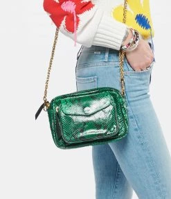 CLARIS VIROT Sac Charly Python Menthe 12 CLARIS VIROT Sac Charly Python Menthe -jerome dreyfuss shop unnamed file 959