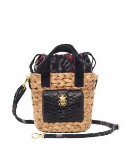 Alternative view of CLARIS VIROT Panier Joe Cuir Noir