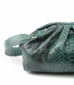 SISTA PARIS Sac Big Uniq Cuir Souple Python Vert -jerome dreyfuss shop unnamed file 964