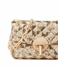 VANESSA BRUNO Sac Nano Moon Doré Pâle -jerome dreyfuss shop unnamed file 981