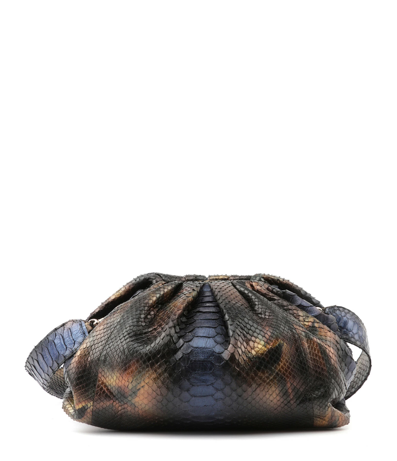 SISTA PARIS Sac Big Uniq Cuir Souple Python Butterfly Blue 3 SISTA PARIS Sac Big Uniq Cuir Souple Python Butterfly Blue