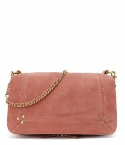 JEROME DREYFUSS Sac Bobi Cuir Suédé Bois De Rose